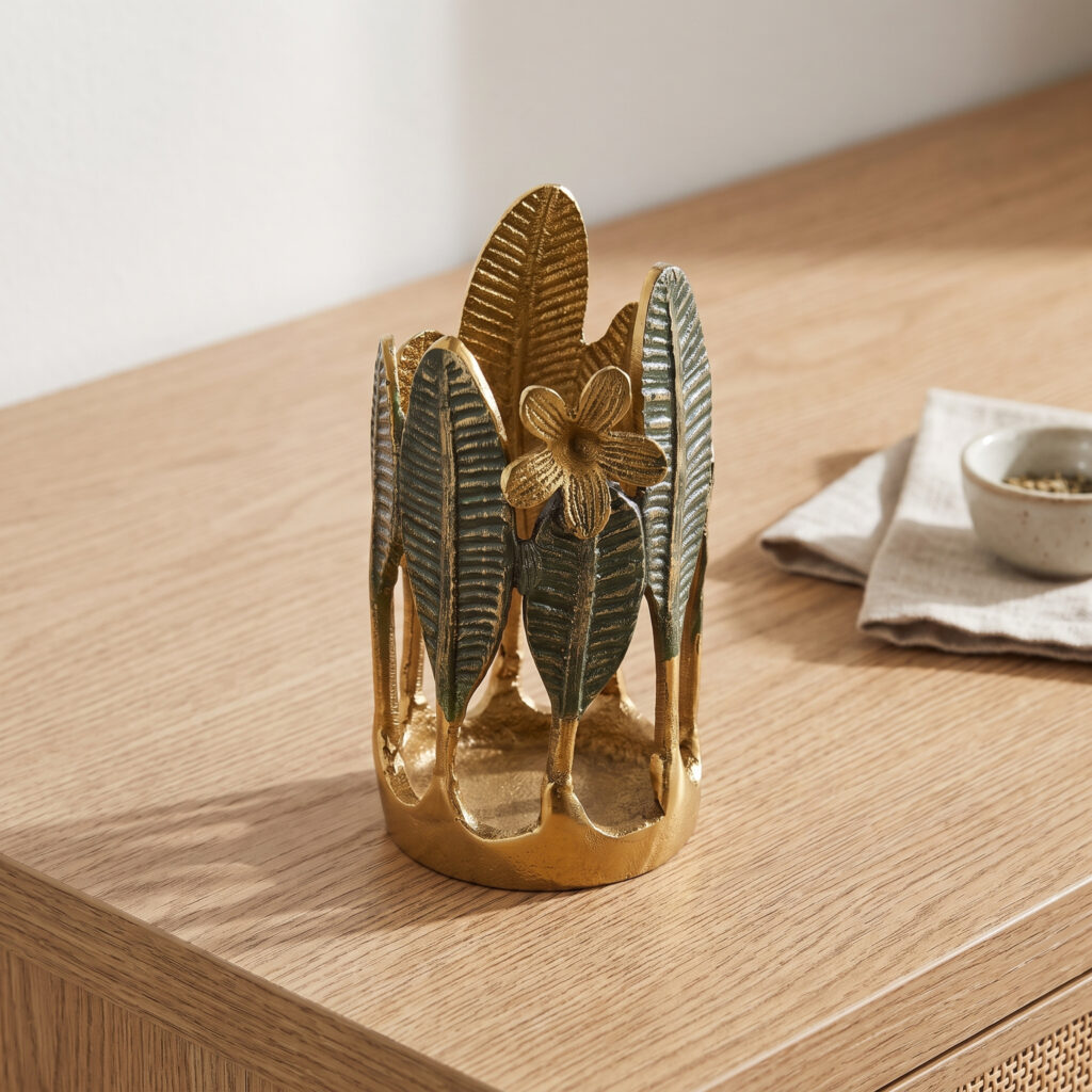 Aluminium Botanical Cutlery Holder