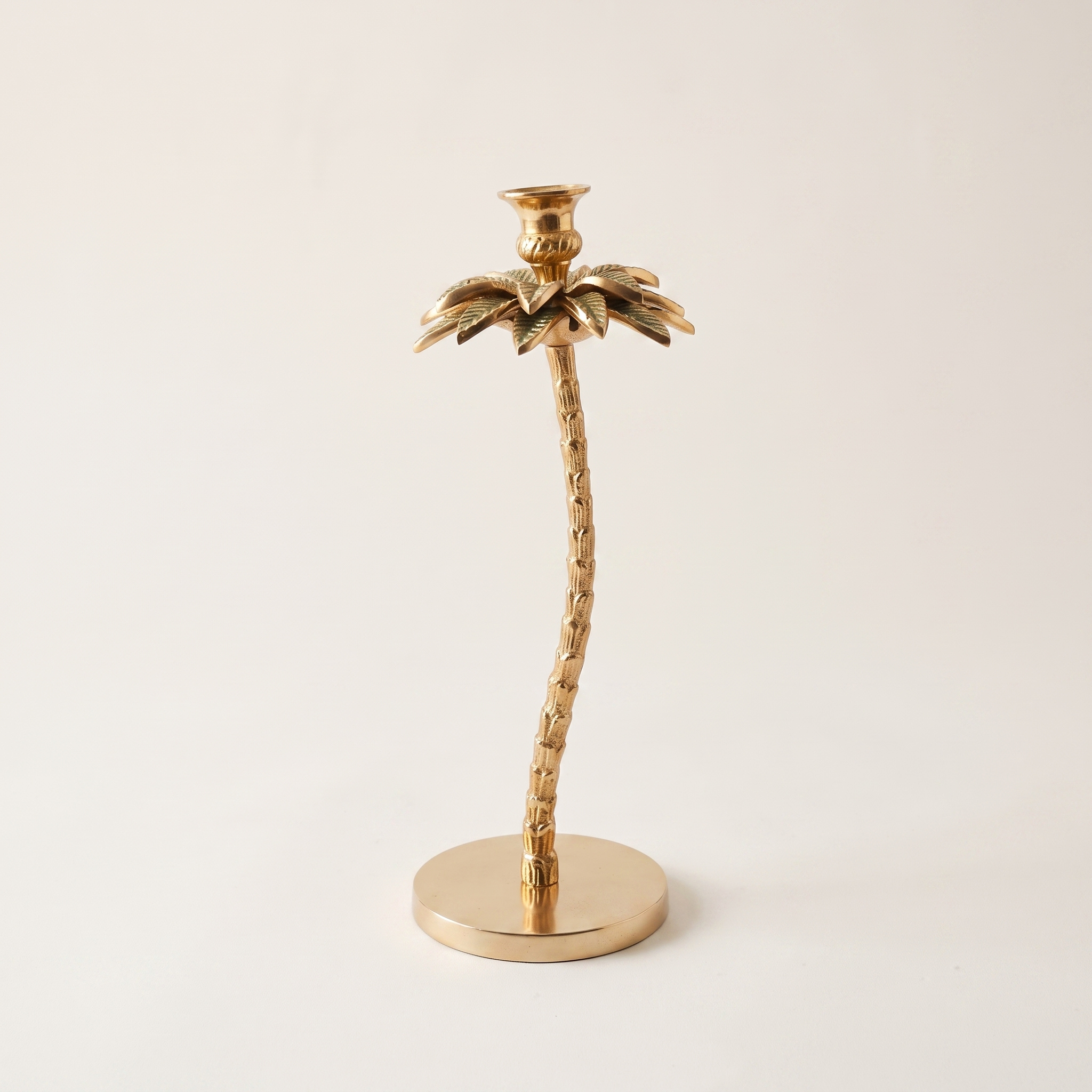 Gold-Plated Paradise Single-Light Candle Stand - Image 5