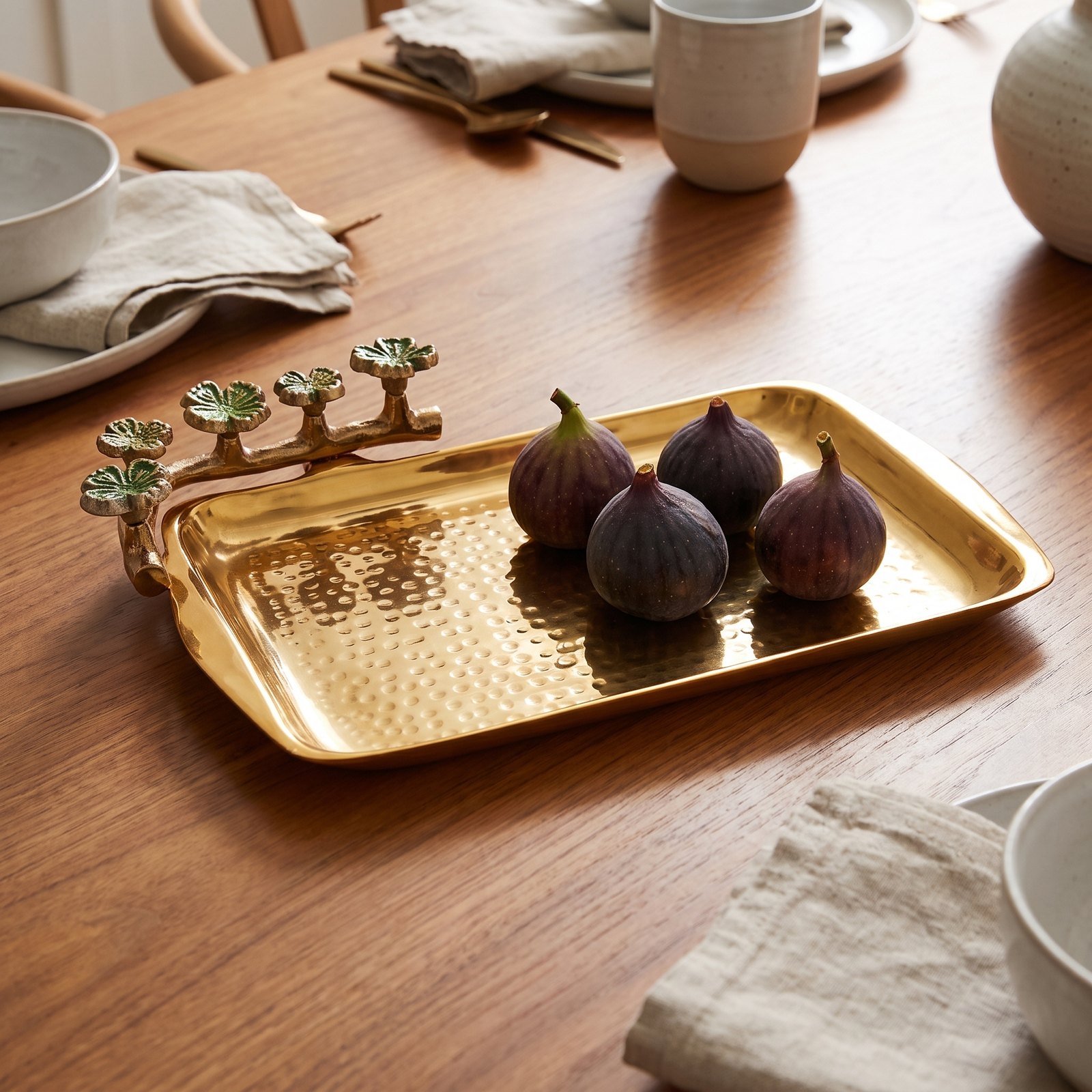 Aluminium Daffodil Rect. Platter - Image 5