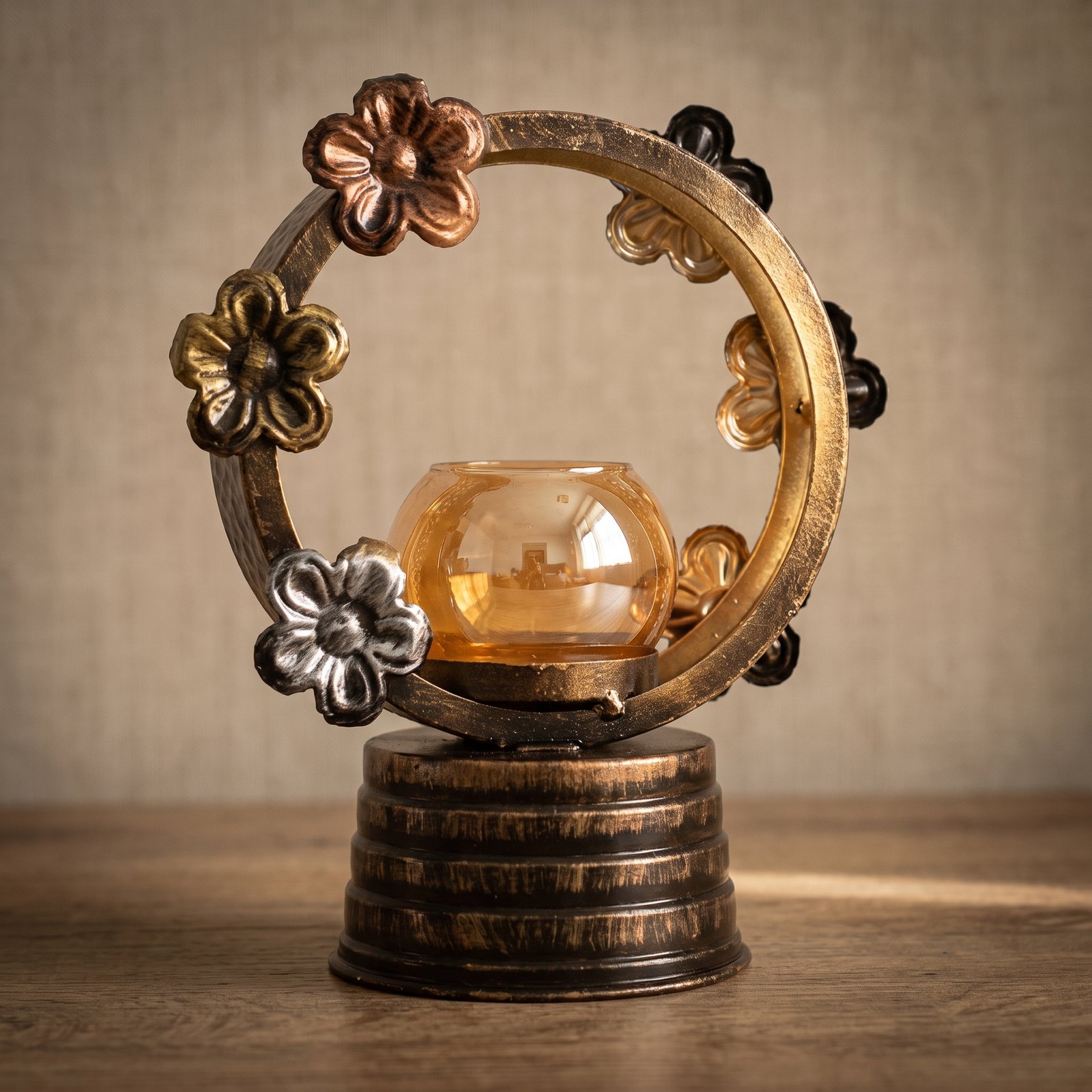 Single Tealight in Round Circle - Image 4