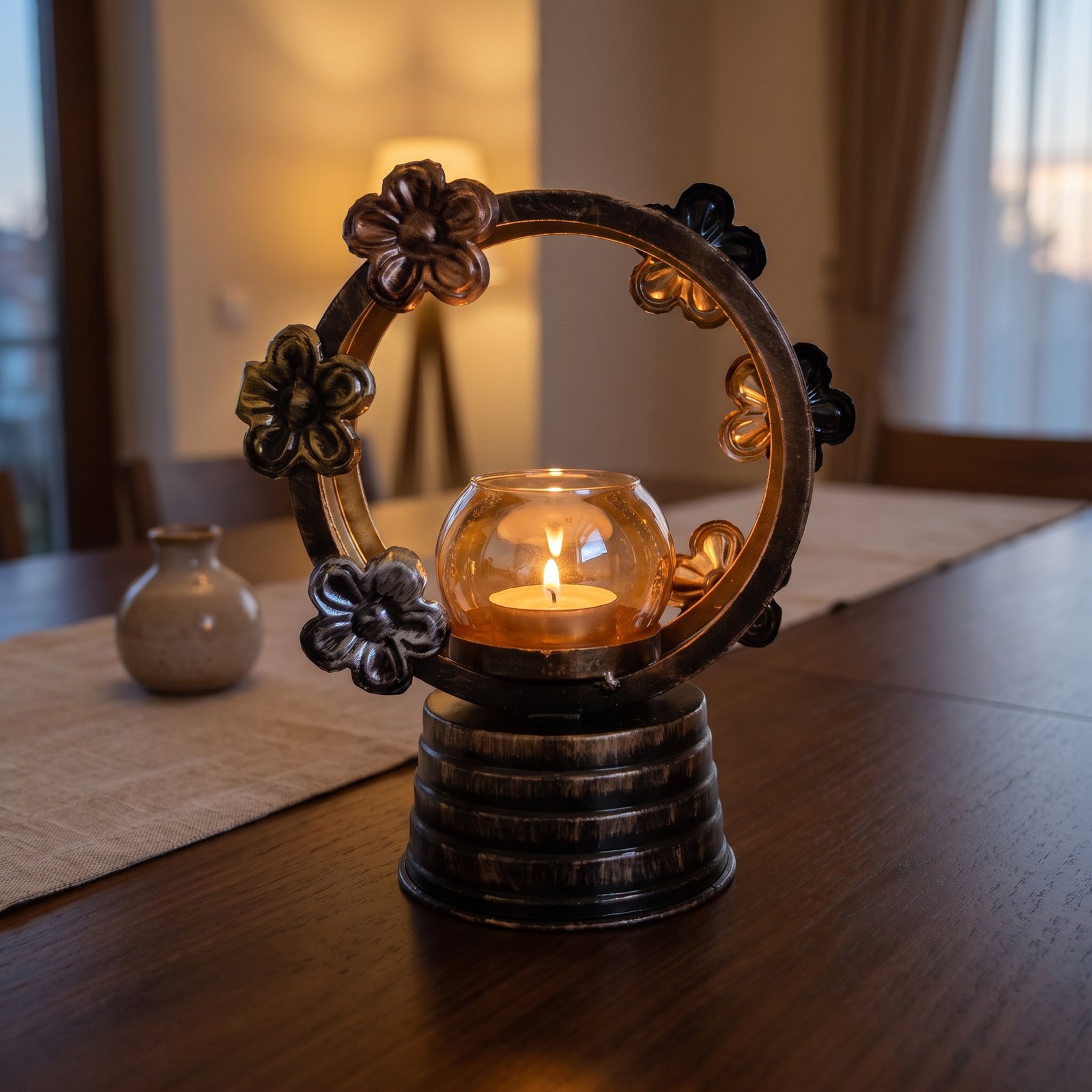 Single Tealight in Round Circle - Image 5