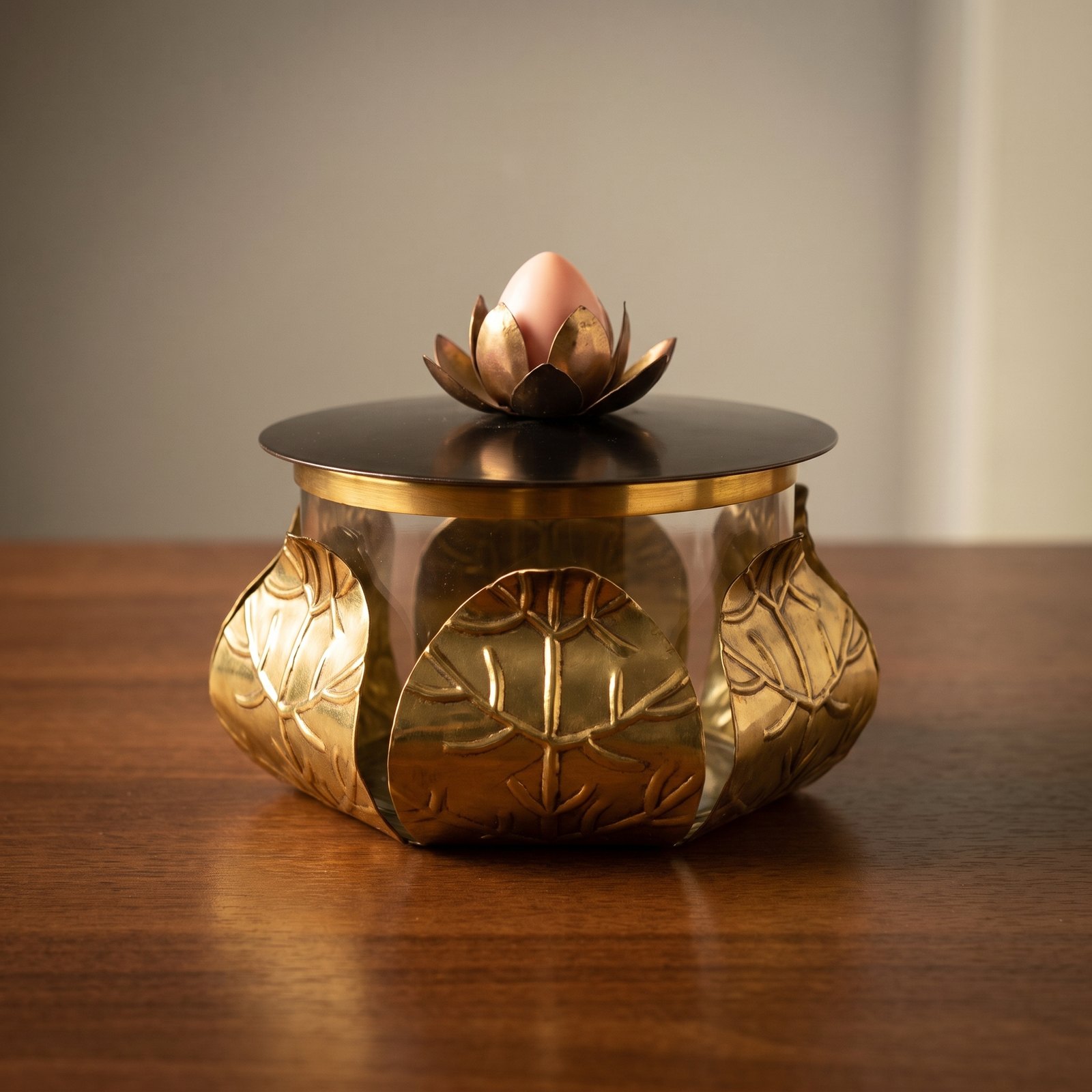 Antique Lotus Box - Image 2