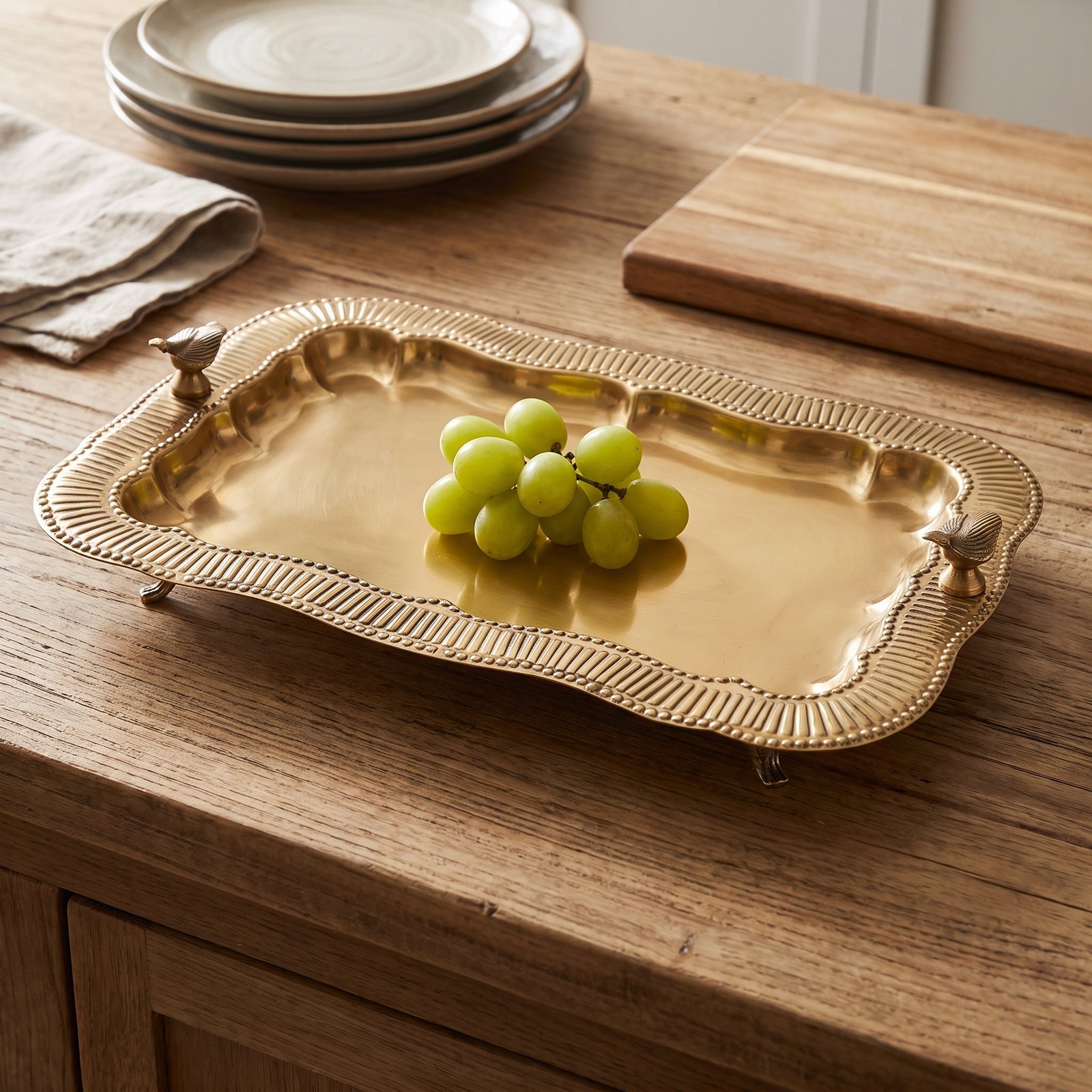 Antique Petal Tray Rect - Image 3