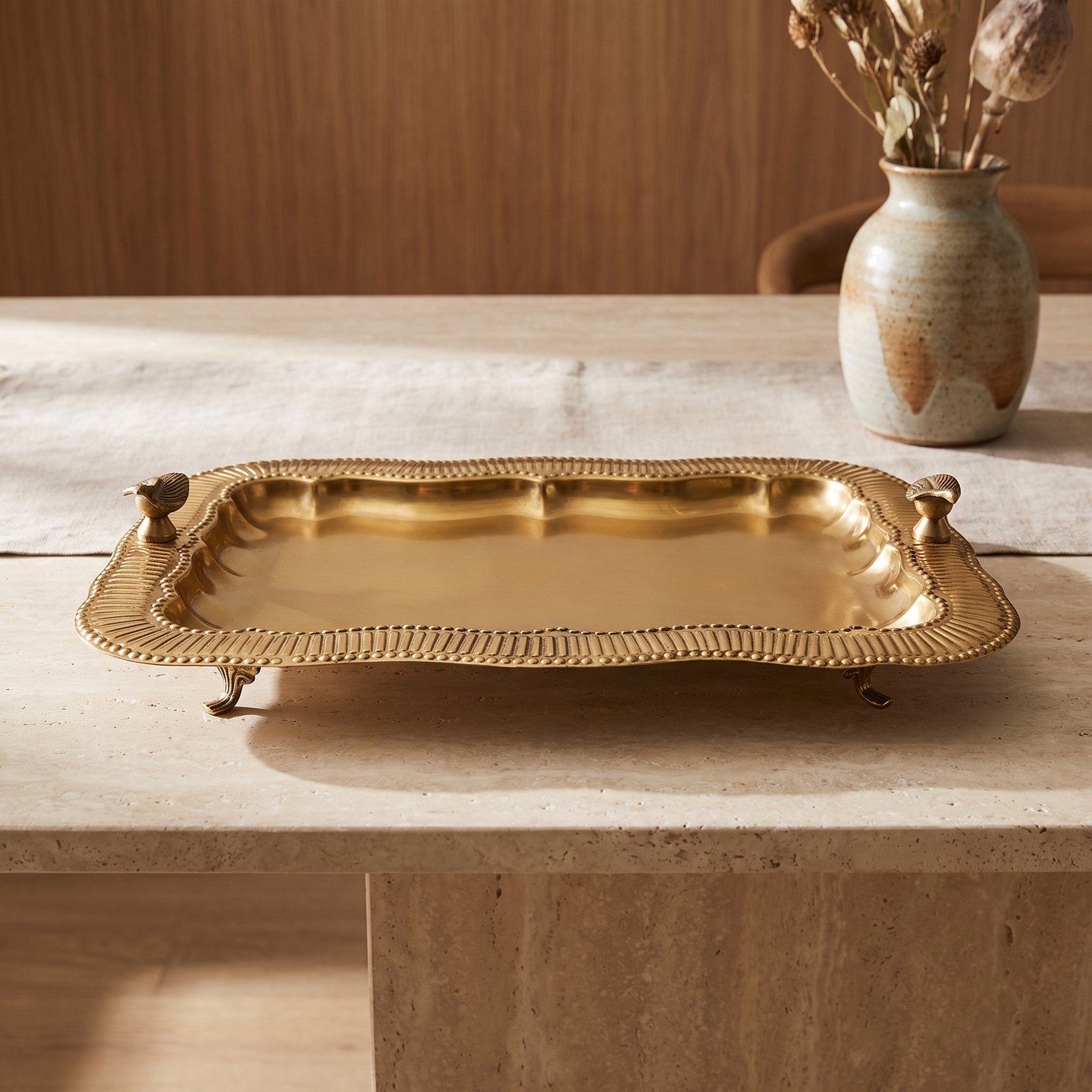 Antique Petal Tray Rect - Image 2