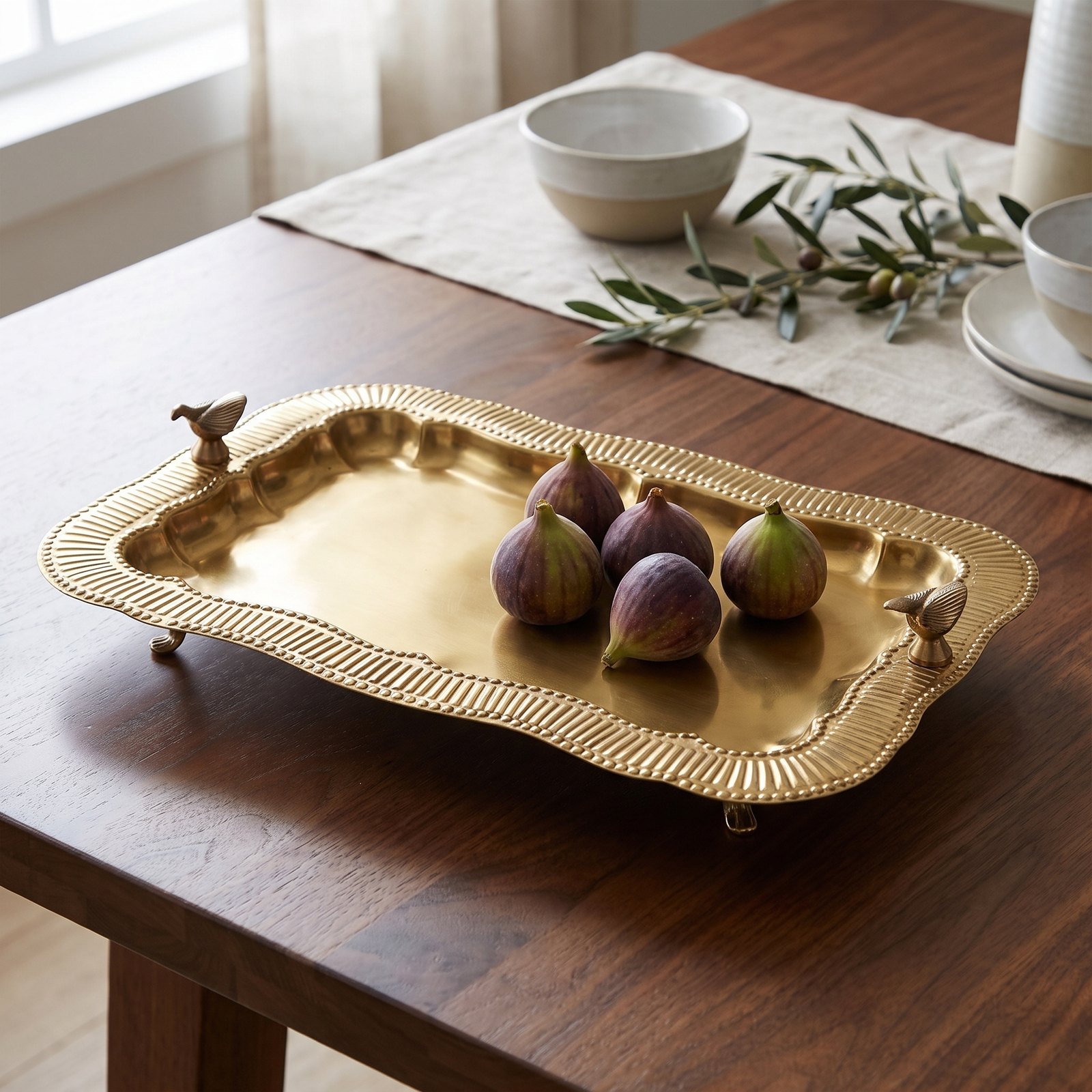 Antique Petal Tray Rect - Image 5